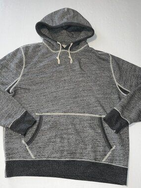 Wallace and Barnes men's gray hooded sweatshirt size XL